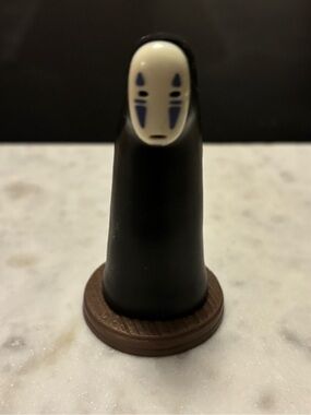 No-Face Black & White Figure Collectible Toy